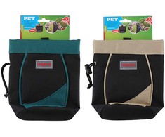 Other Brand Foldable Treat Pouch for Pets (Brown)