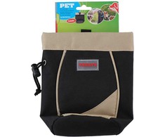 Other Brand Foldable Treat Pouch for Pets (Brown)