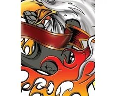 Other Brand Nexgen Skins with 3D effect for iPad 2/3/4 (Iron Eagle 3D)