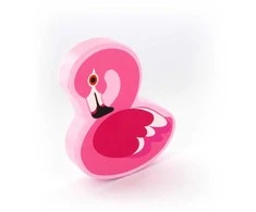 Dėlionė Other Brand Wooden mix rattles (Flamingo, Toucan), random modelis selection