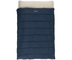 Outwell Contour Lux Deep Mėlyna | Sleeping Bag | 220 x 145 cm | -22 to 12 °C | Both Side Zipper