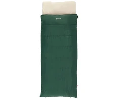 Outwell Contour Prime Žalias | Sleeping Bag | 220 x 85 cm | -13 to 16 °C | 2-way L-shape open-end with auto lock