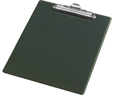 Pagrindas rašymui Panta Plast, A4, be atvertimo, su prispaudėju viršuje, žalios spalvos