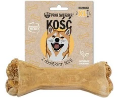 PAKA ZWIERZAKA Kaulas su ožka XL 17 cm - šunų skanėstas - 115 g