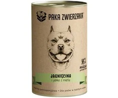 PAKA ZWIERZAKA ėriena and apple with mint – drėgnas ėdalas šunims – 400g