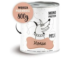 Šunų maistas - PAKA ZWIERZAKA Pepe Arklių drėgnas maistas 800g Be grūdų Be glitimo
