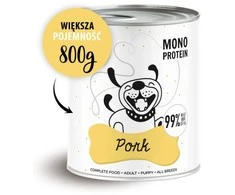 Šunų Maistas - PAKA ZWIERZAKA Pepe Kiaulienos Drėgnas Šunų Maistas 800g Be Gliuteno