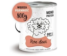 Šunų Maistas - PAKA ZWIERZAKA Pepe Elnių Šlapias Maistas 800g Be Grūdų