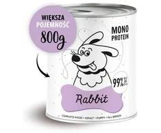 Šunų Maistas - PAKA ZWIERZAKA Pepe Triušio Be Grūdų Drėgnas 800g