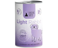 PAKA ZWIERZAKA Pepe Vet Light triušiena – drėgnas ėdalas šunims – 400g