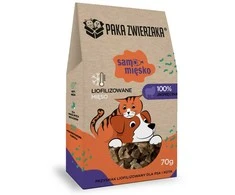 Gyvūnų Priedas - PAKA ZWIERZAKA Samo Mięsko ėriena 70g Hipoalerginis, 69.5% Baltymų