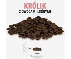 Šunų maistas - PAKA ZWIERZAKA Triušis su miško uogomis sausas maistas L 1,5kg
