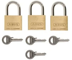 Pakabinamos spynos Abus 60/40 Triples C, 3 vnt