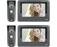 Pakuotė 2 vienetai PNI DF930 vaizdo telefonspynė 7 colių LCD ekranas, 800×480, elektromagnetinės Yala išvestis, juoda