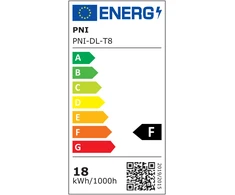 Pakuotė 30bc LED vamzdis PNI D-Light T8 18W stiklinis, ilgis 120cm, 1850lm