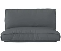 Pallet pagalvių rinkinys 2 pcs Antracitas Oksfordo audinys