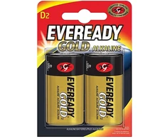 Panasonic EVEREADY ŠARMINĖ BATERIJA GOLD 20V LR20/2BP/BL2vnt.