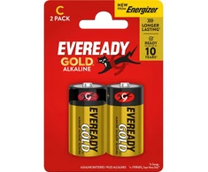 Panasonic EVEREADY ŠARMINĖ BATERIJA GOLD 14V LR14/2BP/BL2vnt.