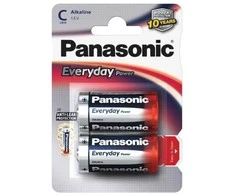 PANASONIC ŠARMINĖ BATERIJA LR14EPS/BL2vnt. EVERYDAY