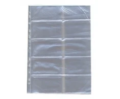 Panta Plast Įmautė vizitinėms kortelėms A4, telpa 10vnt, 1vnt