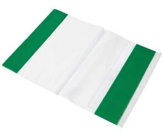 Panta_Plast Plastikinis aplankalas Panta Plast, A4, skaidrus, su reguliuojamu spalvotu krašteliu, 1vnt