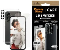 Panzer Glass Apsauginis rinkinys CARE by PanzerGlass Flagship 3in1 dėklas+apsauginis stiklas+kameros apsauga Samsung Galaxy A36 5G