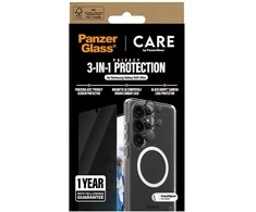 Panzer Glass Apsauginis rinkinys CARE by PanzerGlass Flagship 3in1 dėklas+apsauginis stiklas su privatumo filtru+kameros apsauga Samsung Galaxy S25 Ultra