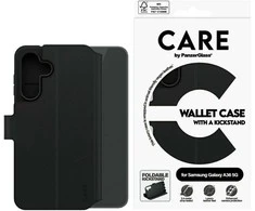 Panzer Glass CARE by PanzerGlass Feature Wallet Kickstand Samsung Galaxy A36 5G dėklas telefonui juodos spalvos