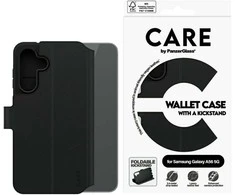 Panzer Glass CARE by PanzerGlass Feature Wallet Kickstand Samsung Galaxy A56 5G dėklas telefonui juodos spalvos