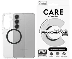 Panzer Glass CARE by PanzerGlass Flagship Urban Combat Juodas QI Samsung Galaxy S25 Plus dėklas telefonui skaidrus