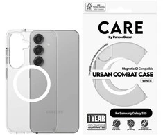 Dėklas Panzer Glass PRIEŽIŪRA Nugaros apsauga | Samsung | Galaxy S25 | Perdirbtas plastikas | Baltas