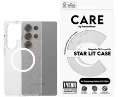 Panzer Glass CARE by PanzerGlass Flagship Urban Combat StarLight Baltas QI Samsung Galaxy S25 Ultra dėklas telefonui skaidrus