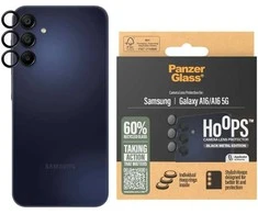 Panzer Glass PanzerGlass Hoops grūdinto stiklo objektyvo dangtelis, skirtas Samsung Galaxy A16 / A16 5G - Juodas