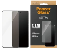 Panzer Glass PanzerGlass Ultra-Wide Fit antibakterinė ekrano apsauga su aplikatoriumi, skirta Xiaomi 17 Pro