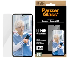 Panzer Glass PanzerGlass Ultra-Wide Fit antibakterinė ekrano apsauga su aplikatoriumi, skirta Samsung Galaxy A27 (5G)