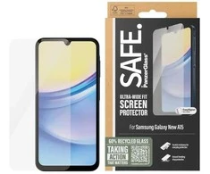 Panzer Glass SAFE iš PanzerGlass Ultra-Wide Fit grūdintas stiklas, skirtas Samsung Galaxy A16 / A16 5G