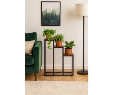 Pastatomas gėlių stovas dekoracijoms, 3 lentynos, Loft stiliaus, ModernHome