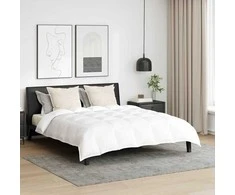 Patalynės komplektas Antklodžių rinkinys su pagalve 3 pcs Balta Plunksna