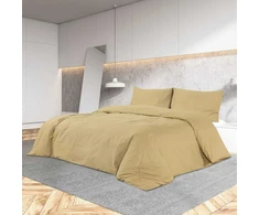 Patalynės komplektas, taupe spalvos, 220x240cm, mikropluoštas