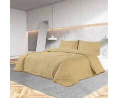 Patalynės komplektas, taupe spalvos, 240x220cm, mikropluoštas