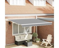 Markizės rėmas Balta 300 x 250 cm Aliuminis