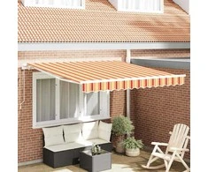 Pavėsinė Geltona ir Oranžinė 350 x 250 x 165 cm Poliesteris