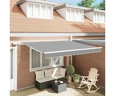 Markizės rėmas Balta 300 x 250 cm Aliuminis