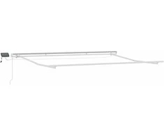 Markizės rėmas Balta 400 × 300 cm Aliuminis