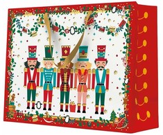 PAW Dovanų maišelis Nutcracker, 26.5 cm x 33.5 cm