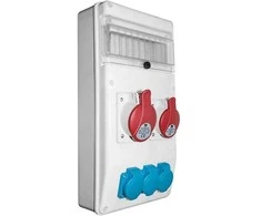 Pawbol Modulinis skydas R-BOX B.SLIM-10S-7BR-S, 10 mod. 16/32A IP44