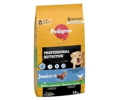 Sausas šunų maistas - PEDIGREE Professional Nutrition Junior (12 kg, paukštiena, 25% baltymų)