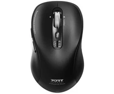 Pelė Port Designs PORT CONNECT RECHARGEABLE COMBO PRO TYPE C, Juodas