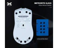 Pelė X-Raypad Meteorite | Juodas, x8, Universal Glass Dots