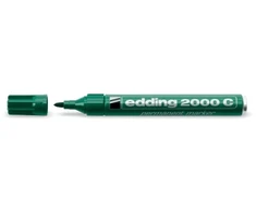 Permanentinis žymeklis Edding 2000C, apvaliu galiuku, 1,5-3mm, žalios spalvos